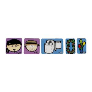 820-6244-26-27-31-32-33 South Park Target Decal Set